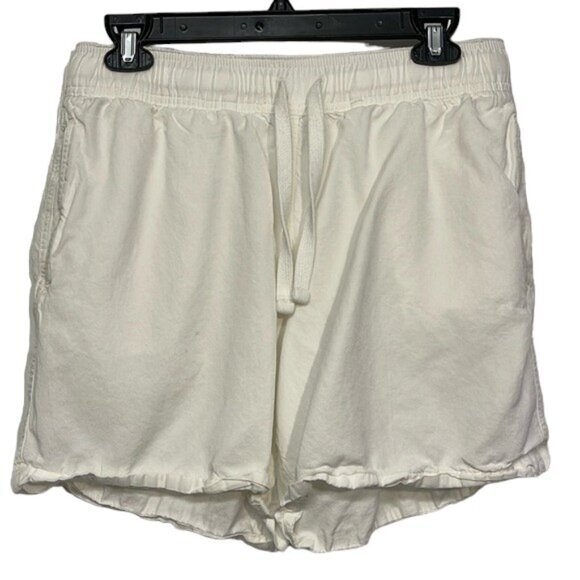 Women's Venroy Sydney White High Waisted Lounge Short Size Med GUC #CA-2419 - Picture 1 of 9